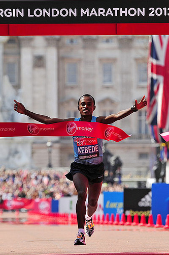 Kebede Maratón de Londres 2013