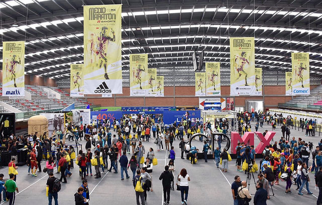 expo 21k cdmx medio maraton ciudad de mexico entrega de paquetes