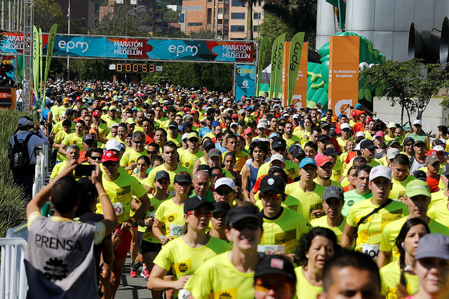 Maraton de las flores Medellín premio aims 2017