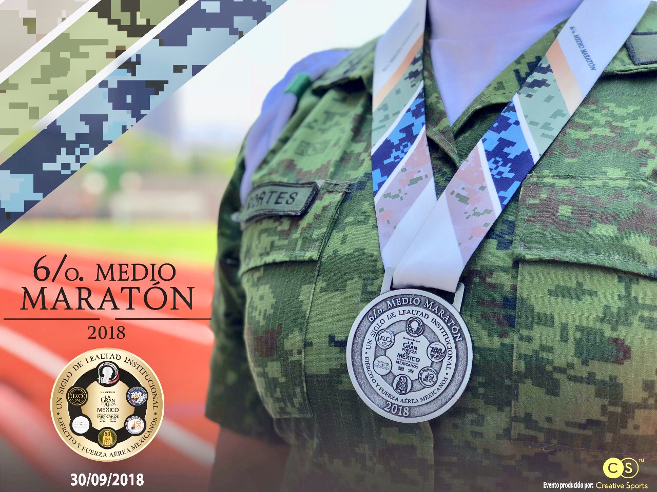 medalla medio maraton sedena 2018 inscripciones carrera gratuita