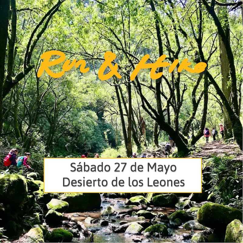 Run & Hike Desierto de los Leones Básico - RunMX - senderismo trail running